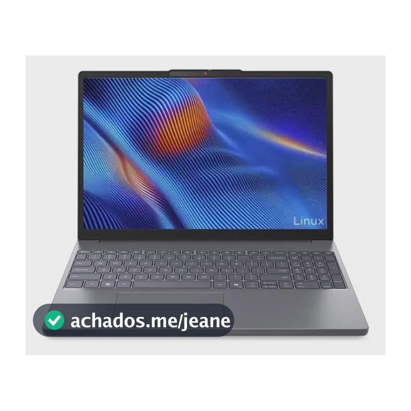 Notebook Lenovo Ideapad Slim 3i Intel Core 3 100u 8gb 256gb Ssd Linux 15.3 - 83nus00000 Luna Grey