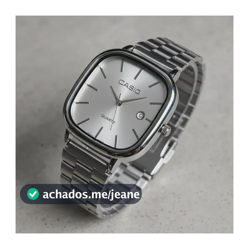 Relógio Casio A138 Vintage Premium Edição Limitada Prata/prata