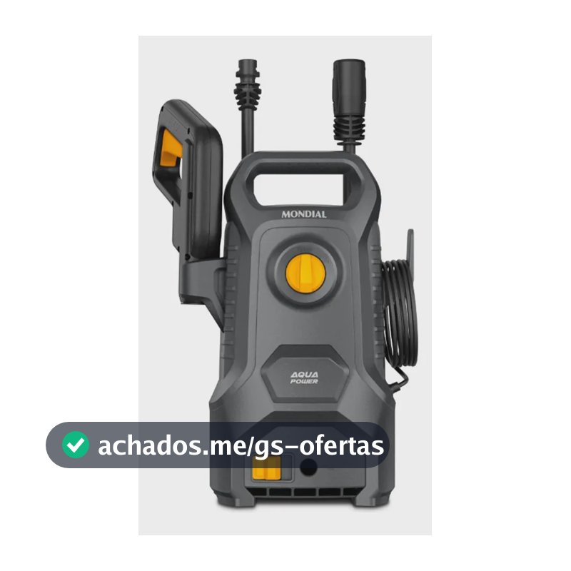 Lavadora De Alta Pressão Aqua Power Mondial Preto 1400w Lap-04-gy