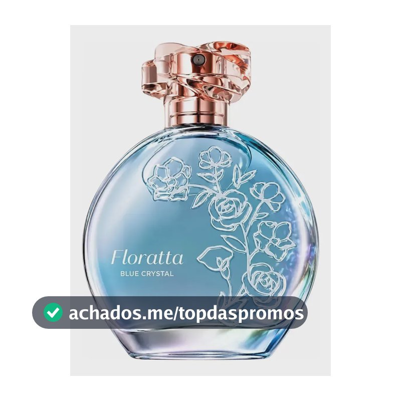 Perfume Floratta Blue Crystal 75ml O Boticário Lançamento
