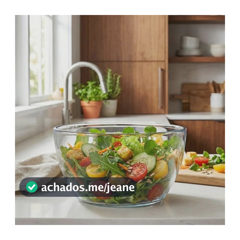 Bowl, Bowl de Vidro Ruvolo, Bowl Cozinha G 4750ml