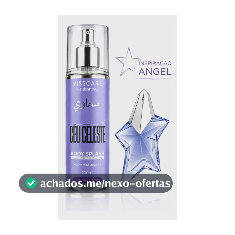 Body Splash Perfume Corporal Colônia Desodorante Spray 200ml