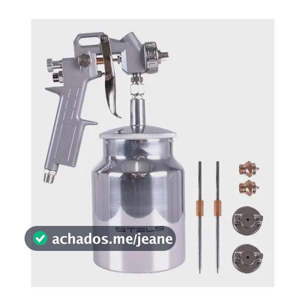 Pistola De Pintura Por Sucção 1000ml Stels 5731655