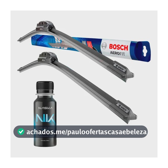 Limpador Para-brisa Paleta Original Bosch Aerofit Preto Ka 2014 A 2021