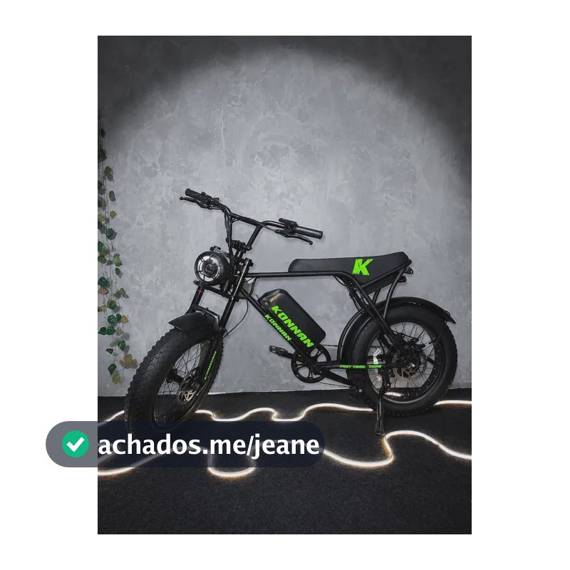 Bicicleta Elétrica 750w Konnan Lítio 48v Aro 20 Branco Branco 20