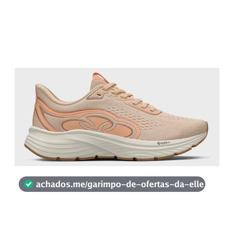 Tênis Masculino Veloz 3 Olympikus Pessego Claro Liso 41 Br