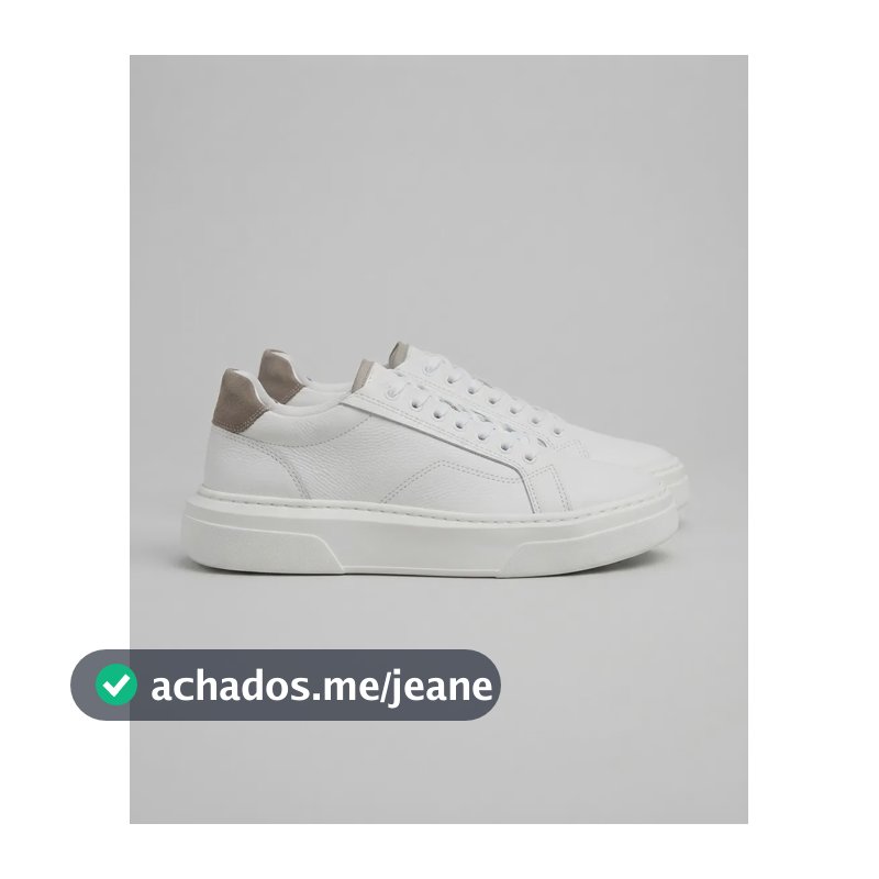 Tênis Judá Elevate Court White & Taupe Branco 41 Br
