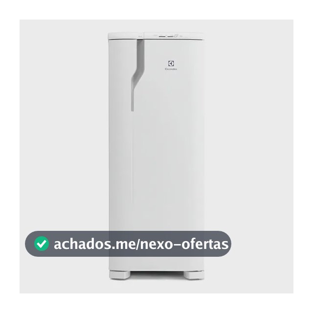 Geladeira Electrolux Cycle Defrost 240l Degelo Prático Uma Porta Branca Re31 Branco 220v