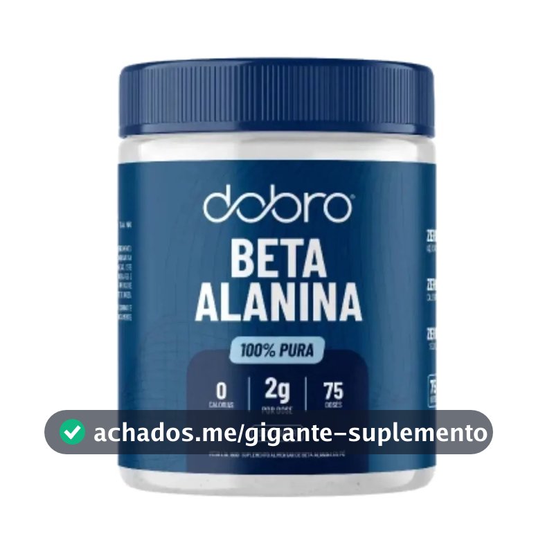 Suplemento em pó Dobro Isolados Beta-alanina Sem sabor x 150g