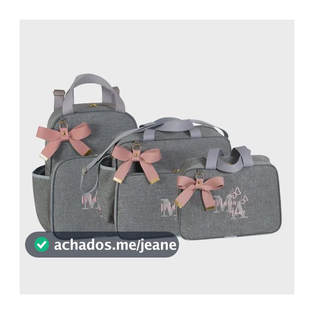 Kit Bolsa Maternidade Kind Baby Peças Personalizada Com Nome