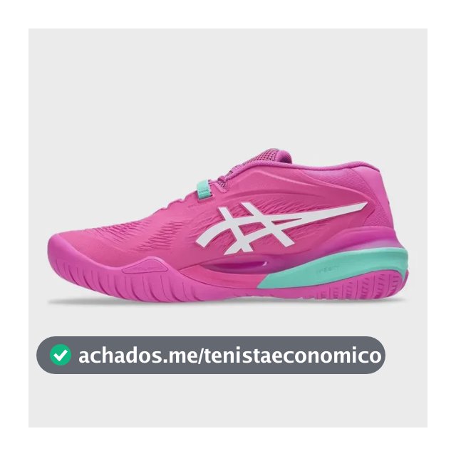 Tênis Asics Gel Resolution X All Court Pink(sakura)- 2026 Pink/verde 42 Br