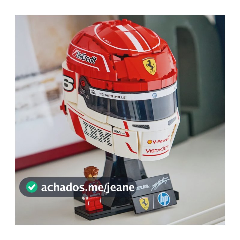 Lego Editions Capacete Ferrari 43014 886 Charles Leclerc