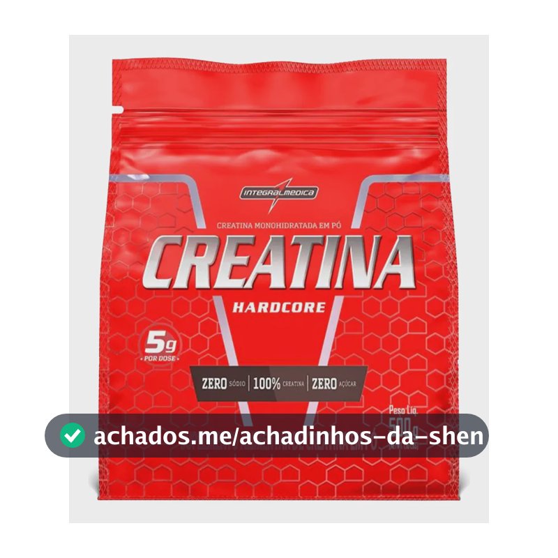 Creatina Integralmédica em pó Sem sabor x 500g