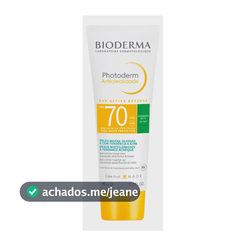 Protetor Solar Photoderm Antioleosidade Fps70 40g Bioderma