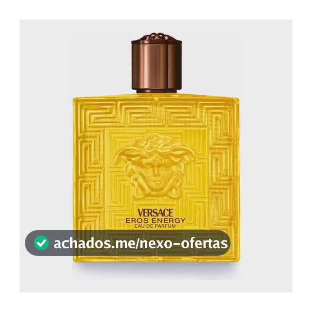 Perfume Versace Eros Energy EDP 100ml Masculino notas cítricas e aromáticas