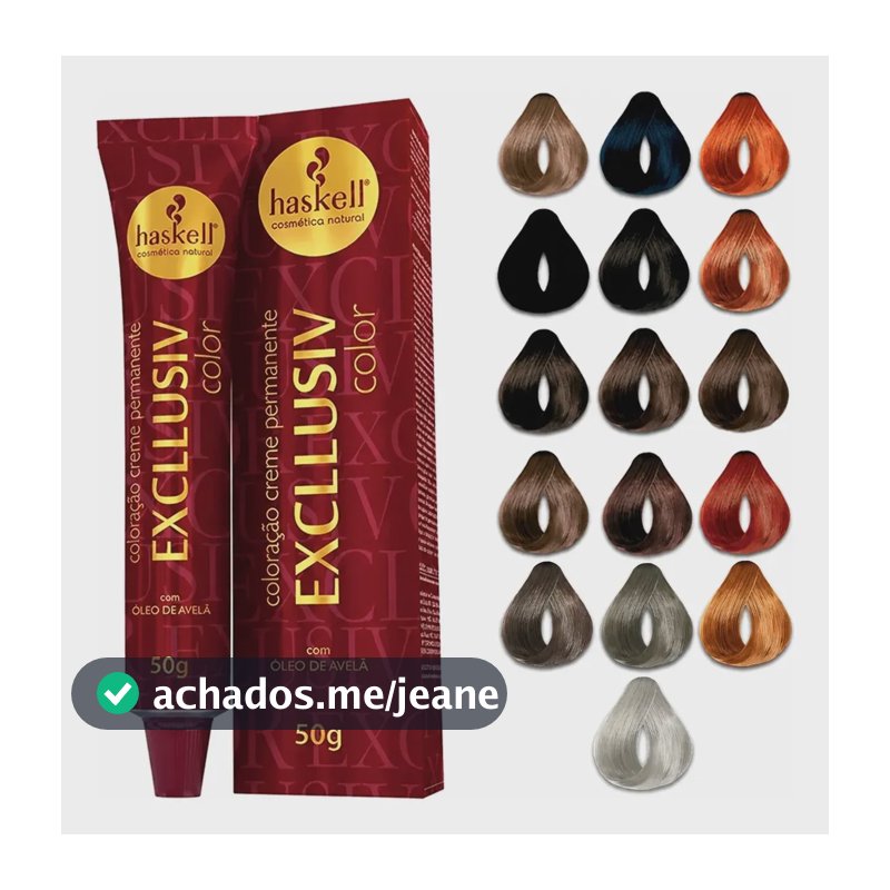 Haskell Excllusiv Color Coloração Em Creme 50g