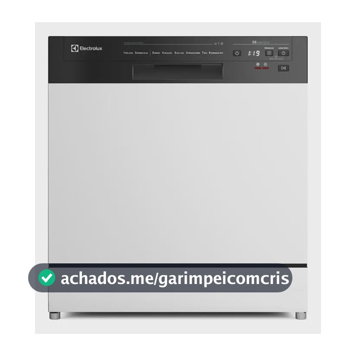 Lava-louça Electrolux 8 Serviços Branca Lava E Seca 50' Lb08 Cor Branco
