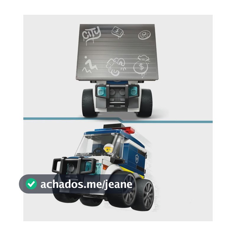 Veículos LEGO® City: Conjunto de caminhões de polícia 60481