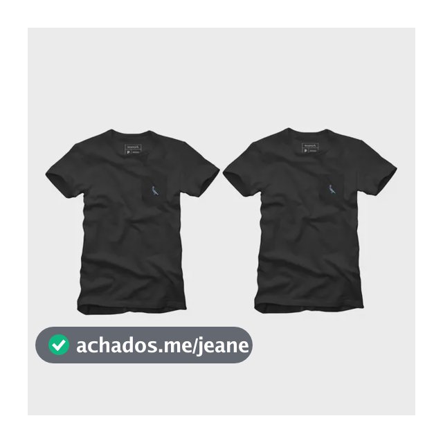 Kit 2 Camisetas Bolso Cb Pica-pau Xadrez Reserva