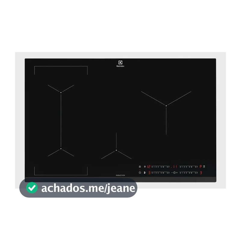 Cooktop De Indução 4 Bocas Unicook Preto Electrolux (ie80p) Preto 220v