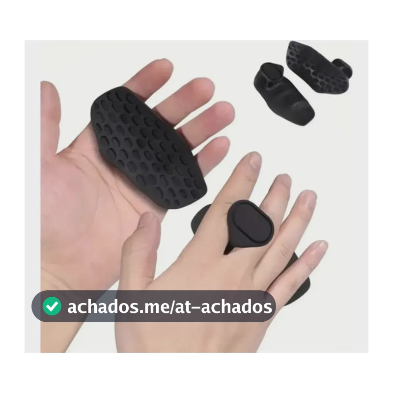 Luva Academia Musculaçao Treino Grip Protetor Anti Calo Preto Silicone M