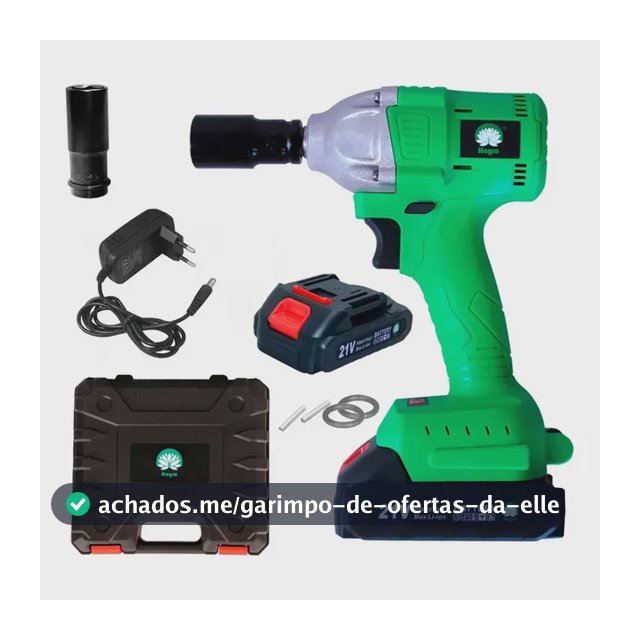 Chave De Impacto Sem Fio 21v C 2 Baterias Maleta 23801