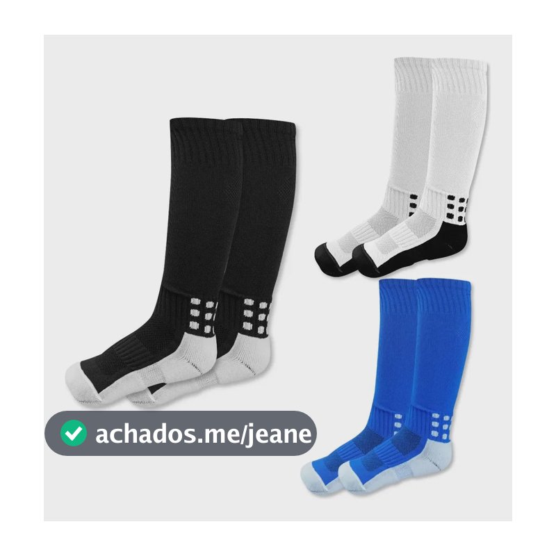 Kit 3 Pares Meião Futebol Infantil 26-32 Penalty