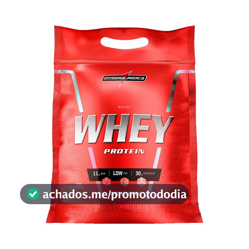Nutri Whey Protein Pouch Chocolate 900g Integralmédica