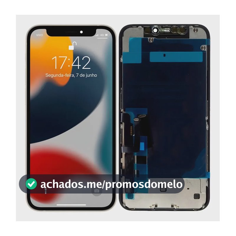 Tela Frontal Display Lcd Compatível iPhone 11 A2111 A2221 A223 6.1 Polegadas