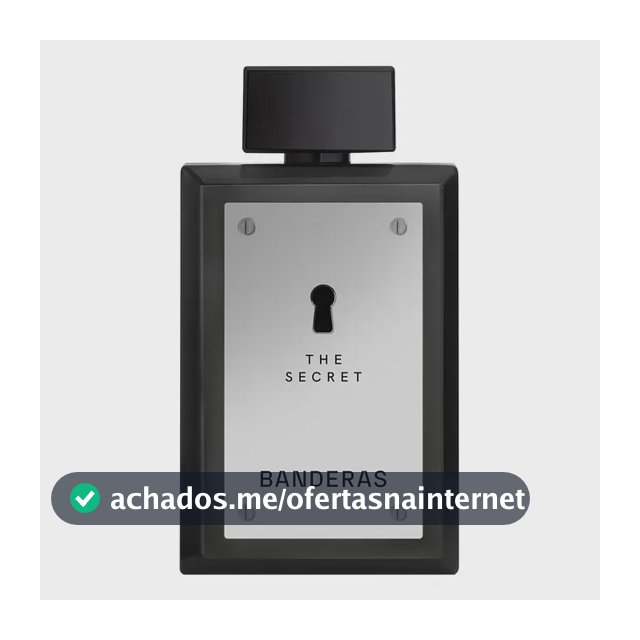 Perfume Masculino Banderas The Secret EDT 200 ml - Oriental Especiado Fresco - Perfume importado masculino de Banderas, expressa masculinidade e sensualidade.