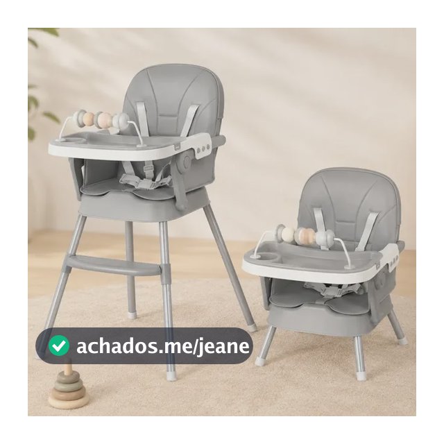 Cadeira Alimentação Bebê Portátil Ajustável Refeição Infant Cadeira De Segurança Para Bebê Cinza