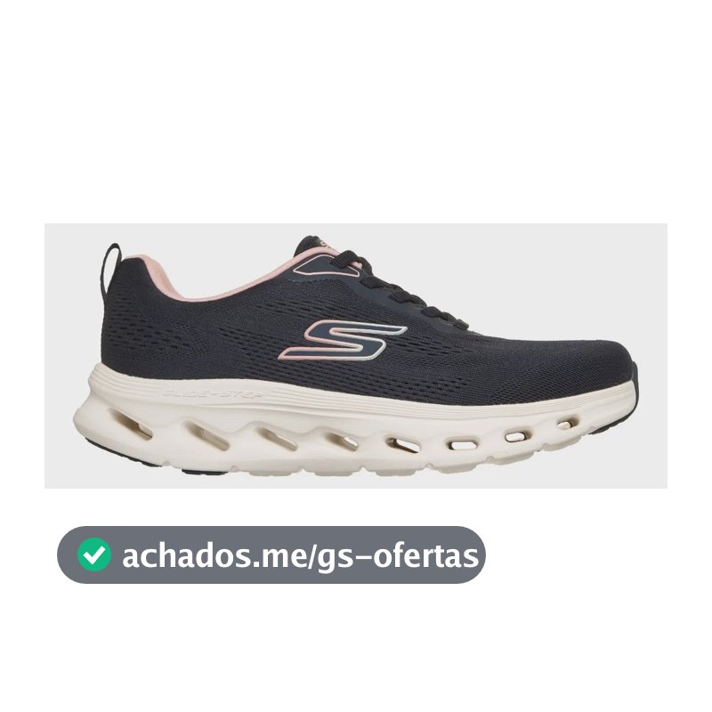 Tênis Skechers De Caminhada  Glide 2.0 Fem Azul Escuro/rosa Azul Escuro / Rosa Liso 38 Br