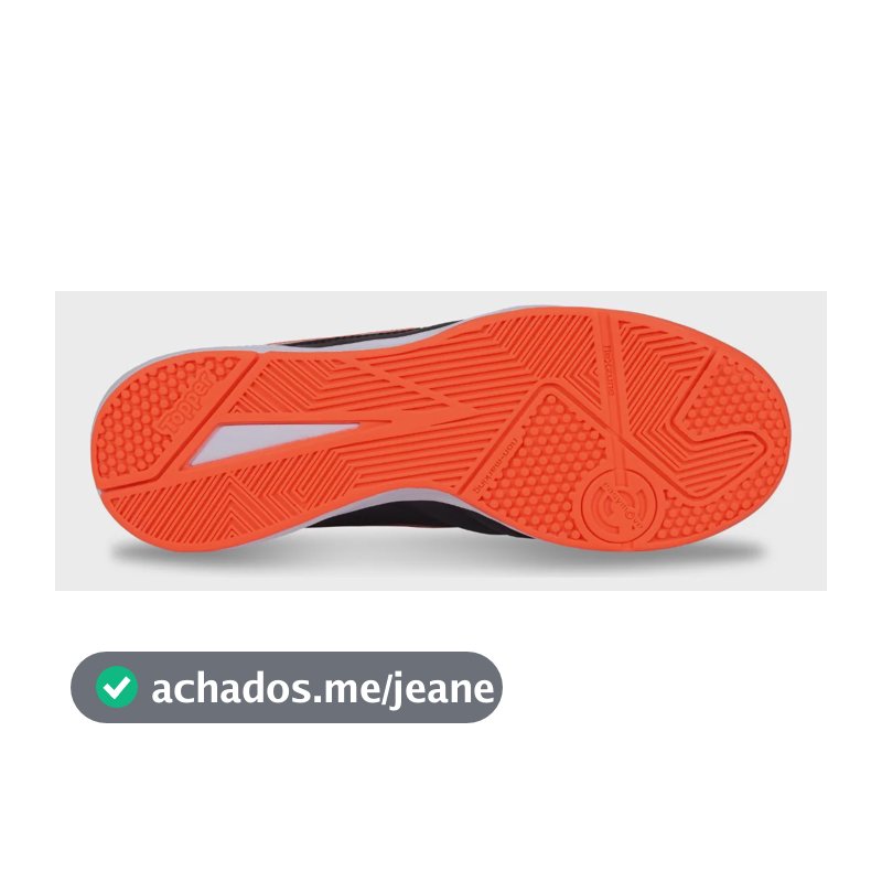 Chuteira Futsal Maestro Club Vi Topper Preto/laranja 43 Br