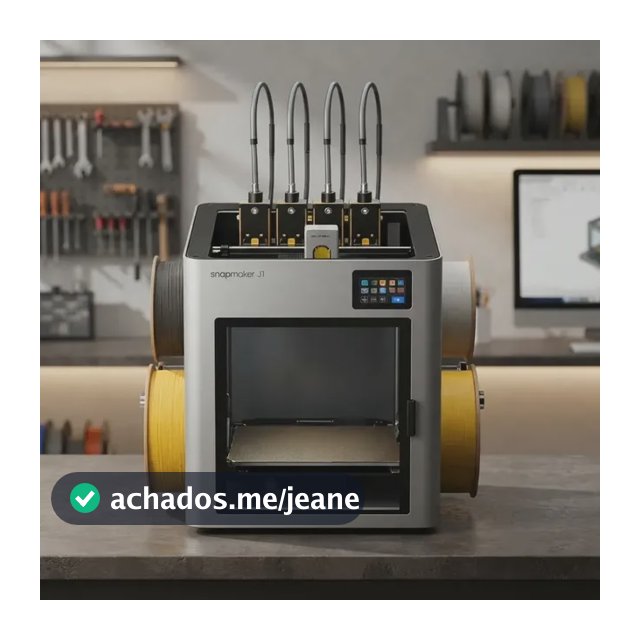 Impressora 3d Snapmaker U1 Fdm Com 4 Bicos Independentes 127/220v Branco