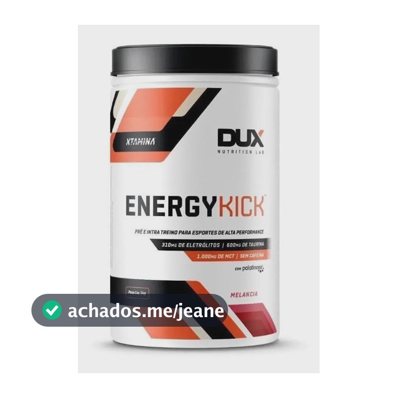 Energy Kick Melancia 1kg Pré Treino Repositor Dux Nutrition