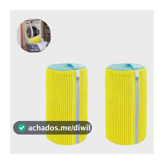 Kit 2 Saco Para Lavar Sapatos Na Máquina De Lavar Prático Kit 2 Aleatoria