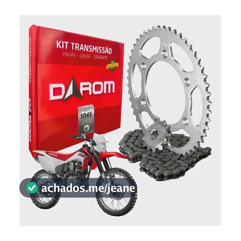 Kit Relação Reforçada Honda Crf 230 2006 2007 2008 Até 2020