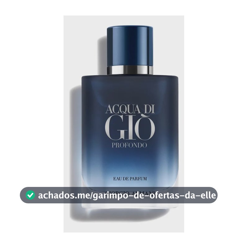 Armani Acqua Di Gi Profondo Eau De Parfum Masculino 100ml
