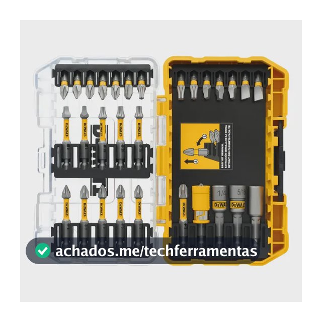 Jogo Bits Ponteira Parafusar Maxfit Ultra 30 Peças Dewalt