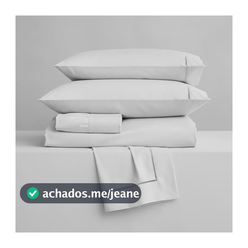 Jogo De Lencol Casal Ponto Palito 400 Fios 3 Pçs C/ Elástico Cor Branco Desenho do tecido Liso