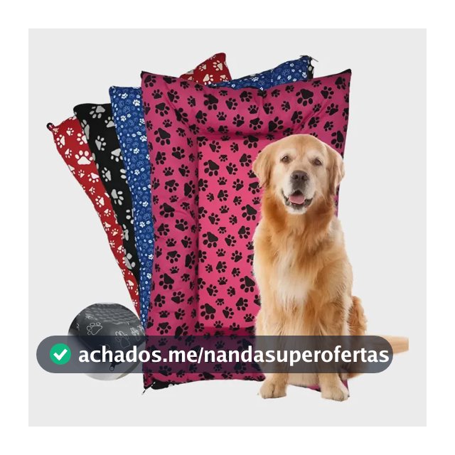 Colchonete Para Cachorro Gato Caminha Pet 90x63 Cm Tam Gg