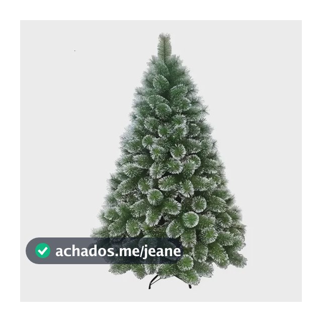 Árvore De Natal Pinheiro Neve 1,80m 360 Galhos Pom Pom Verde Com Pontas Nevada Grande Pinheiro Toque De Neve Cheia Luxo LuvinCo