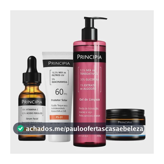 Principia Kit Essencial Gl-03 + Ch + Vc + Ps Sensível Dia/noite