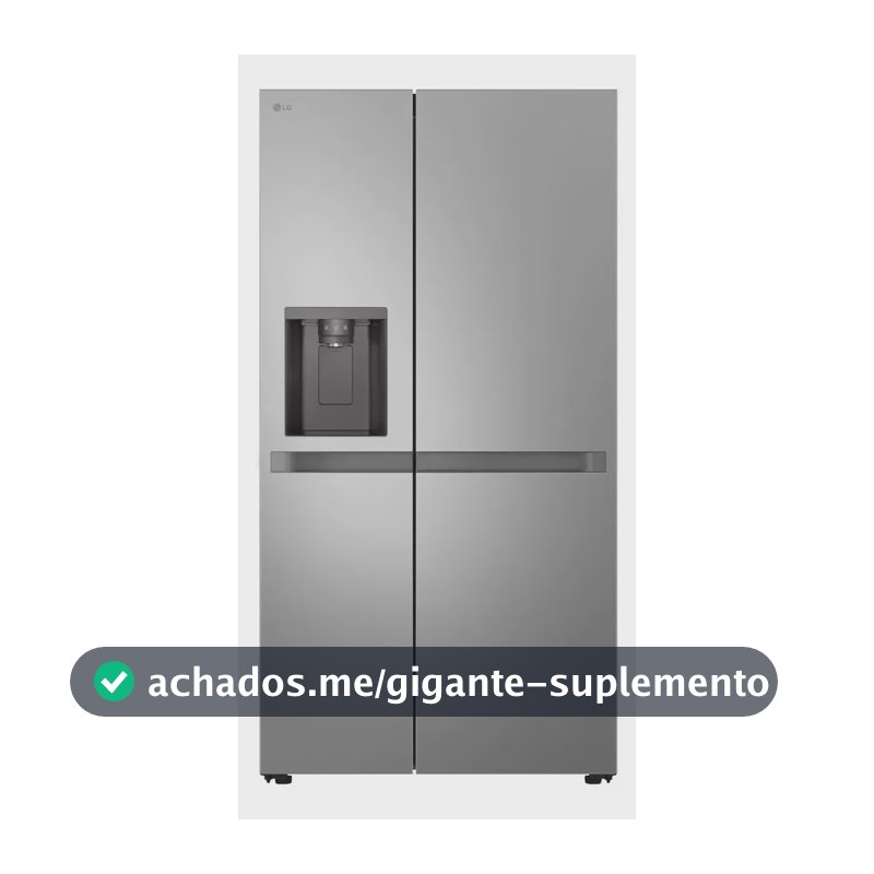 Geladeira LG Side By Side Gc-l267klq 638l Inox Look Inox Bivolt