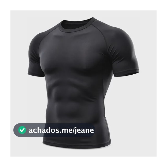 Rash Guard Camisa Compressão Apertada Manga Curta Treino