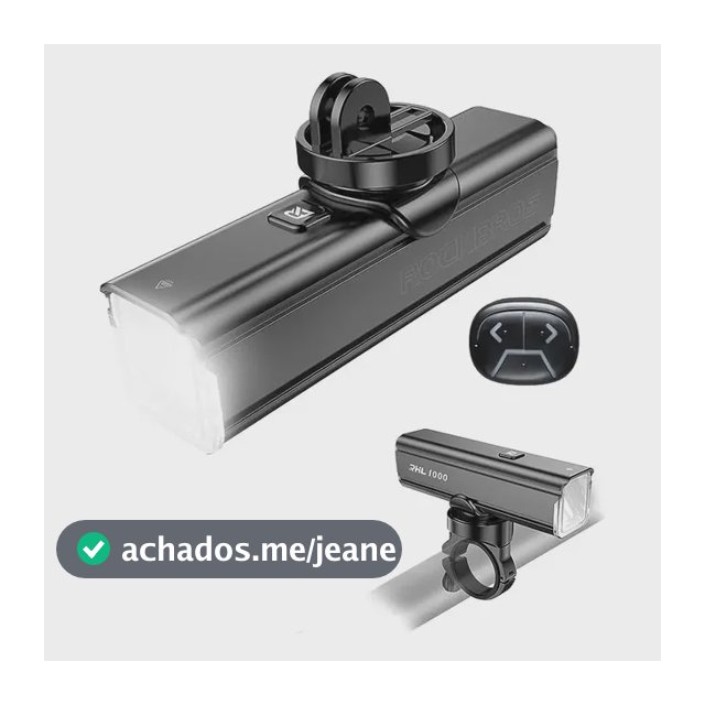 Luz De Bicicleta Rockbros Smart 1500lumen Luz Frontal Imperm