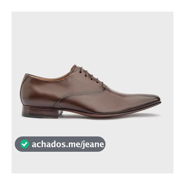 Sapato Social Estilo Italiano Bico Fino Sola De Couro Macafí