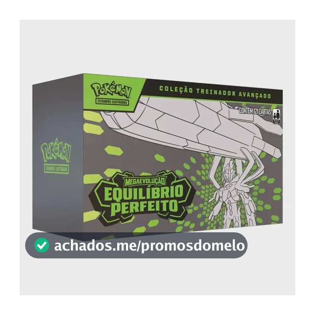 Pokémon TCG Box Treinador Avançado Equilíbrio Perfeito Copag
