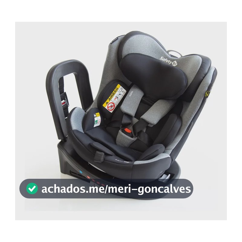 Cadeirinha Safety 1st, i-NXT, 0 a 36kg, com Giro 360° e Isofix, Grey Urban