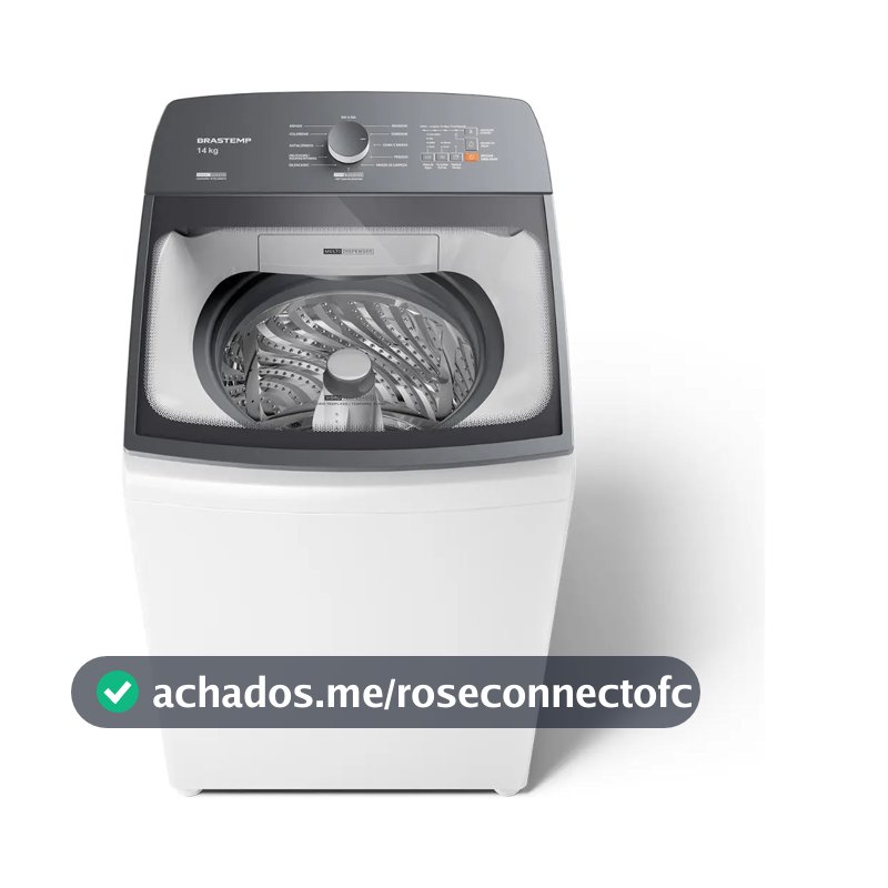 Máquina de Lavar Brastemp 14Kg Branca Smart Sensor- BWJ14AB